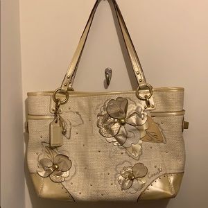 Coach Golden Flower Bag
